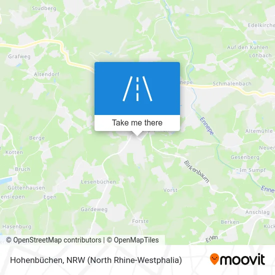 Hohenbüchen map