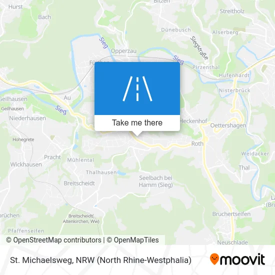St. Michaelsweg map