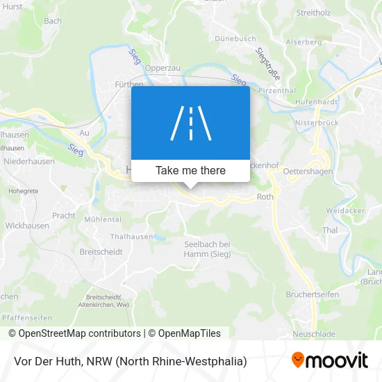 Карта Vor Der Huth