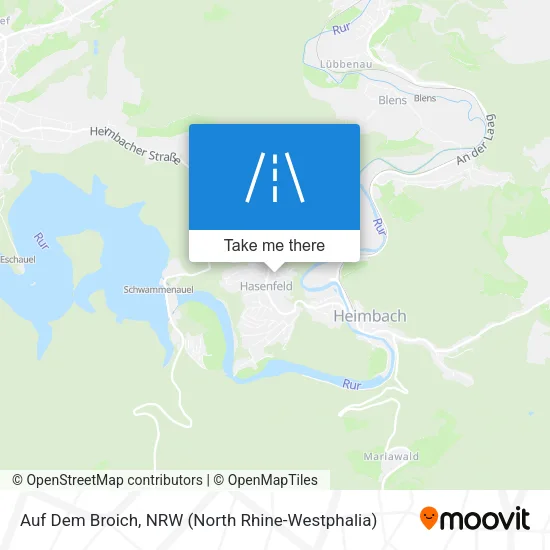 Карта Auf Dem Broich
