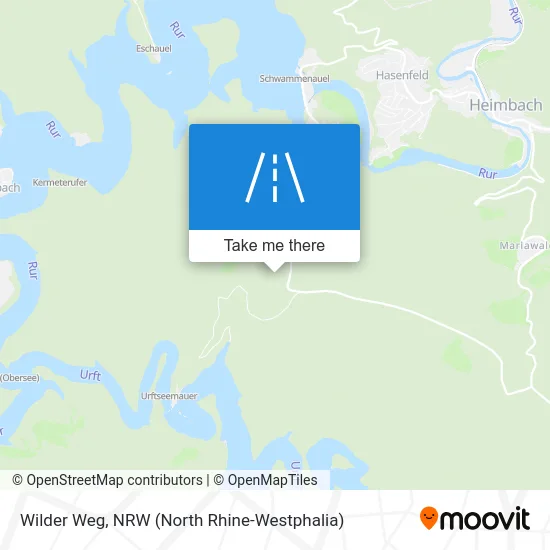 Wilder Weg map