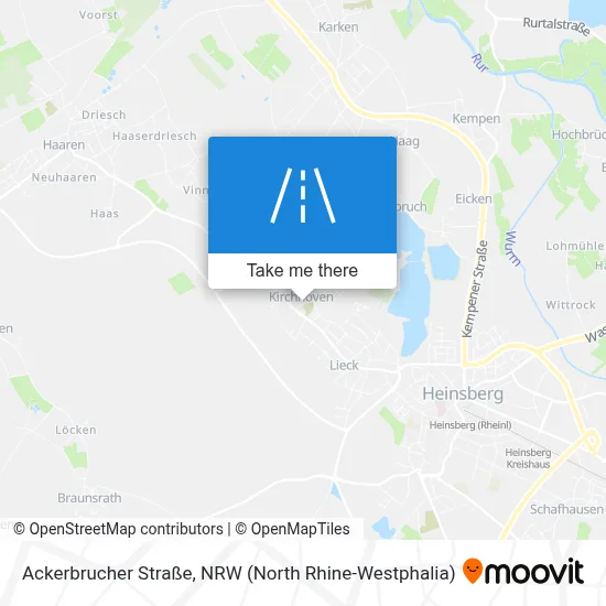 Ackerbrucher Straße map