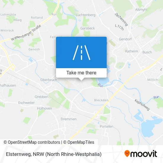 Elsternweg map