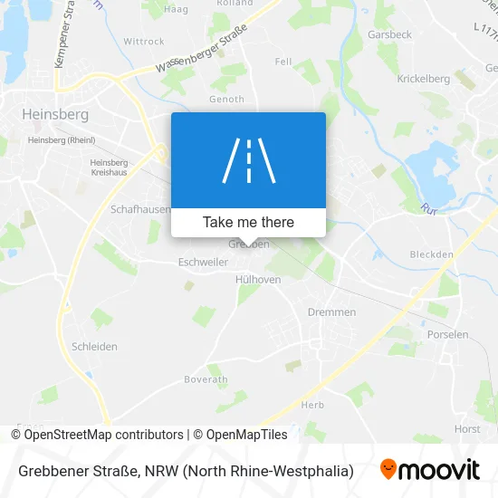 Grebbener Straße map