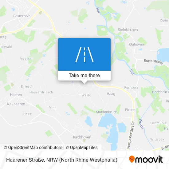 Карта Haarener Straße