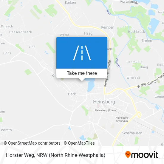 Horster Weg map