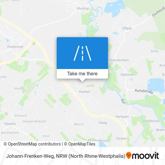 Карта Johann-Frenken-Weg