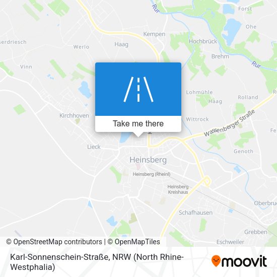 Karl-Sonnenschein-Straße map