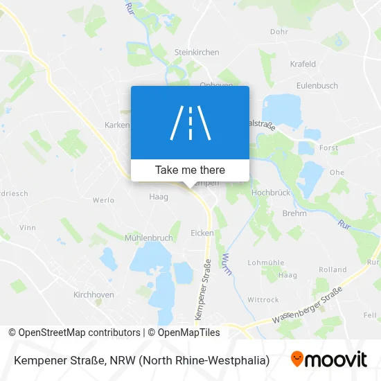 Kempener Straße map