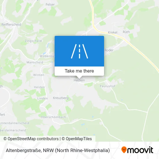 Altenbergstraße map