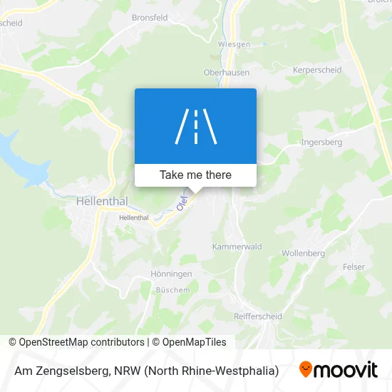 Am Zengselsberg map