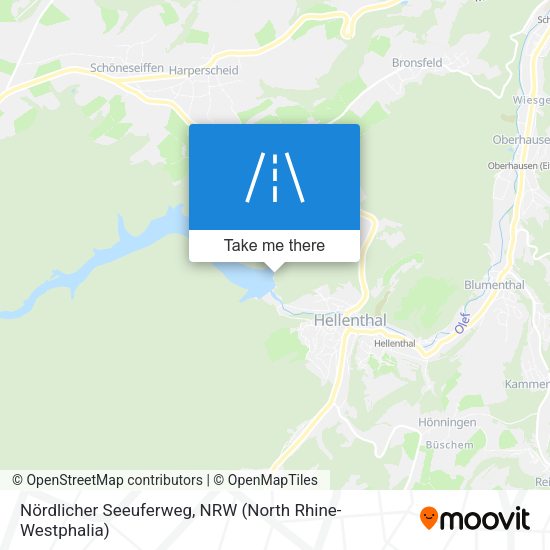 Nördlicher Seeuferweg map