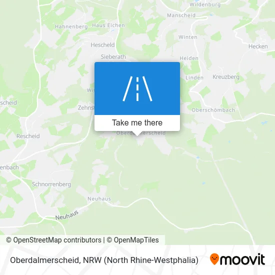 Oberdalmerscheid map