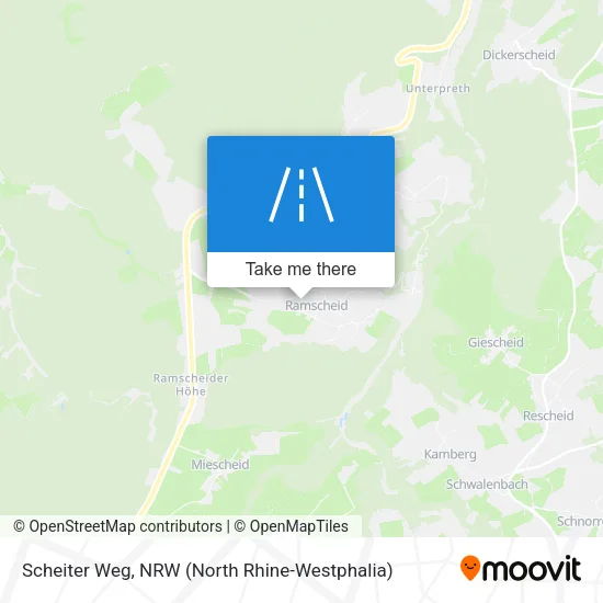 Карта Scheiter Weg