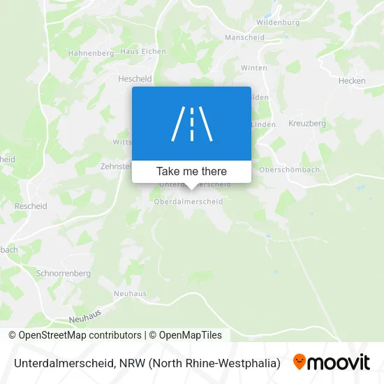 Карта Unterdalmerscheid