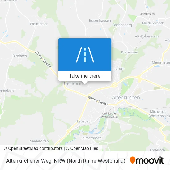 Altenkirchener Weg map