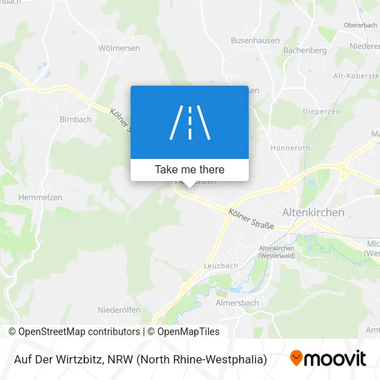 Карта Auf Der Wirtzbitz