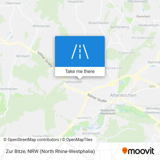 Карта Zur Bitze