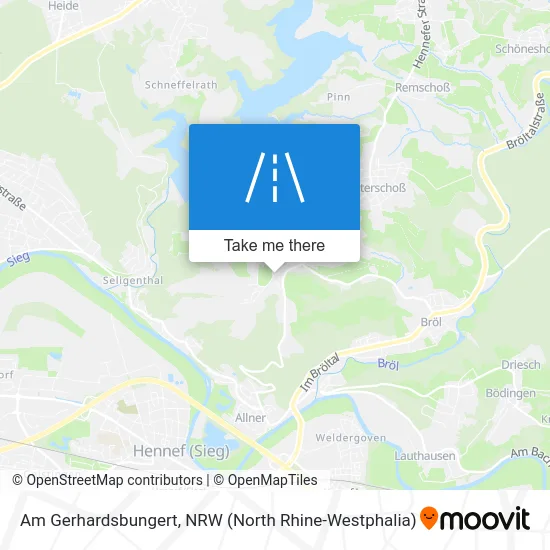 Am Gerhardsbungert map