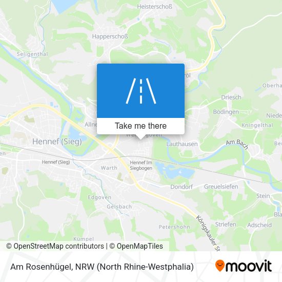 Am Rosenhügel map