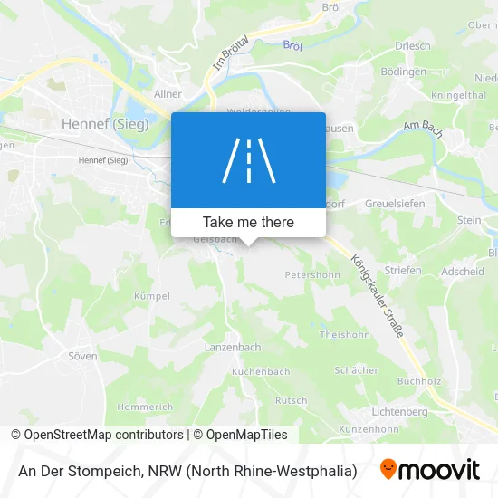 An Der Stompeich map