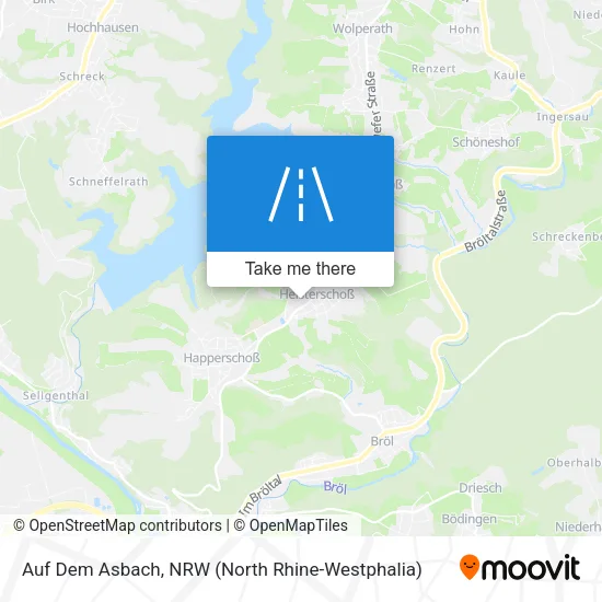 Карта Auf Dem Asbach