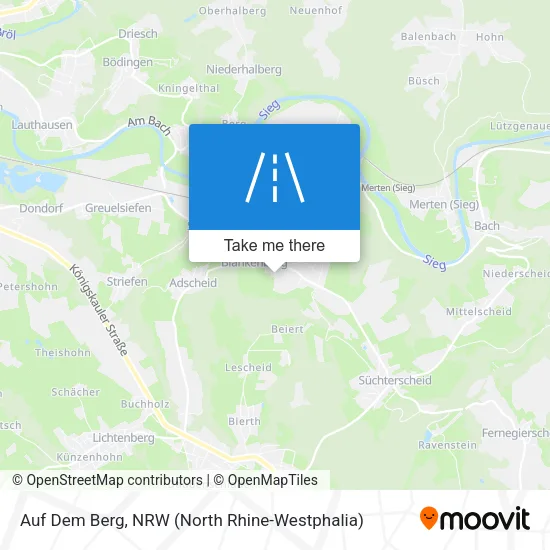 Карта Auf Dem Berg