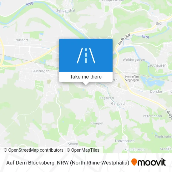 Карта Auf Dem Blocksberg