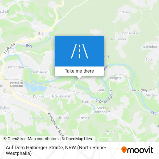 Карта Auf Dem Halberger Straße