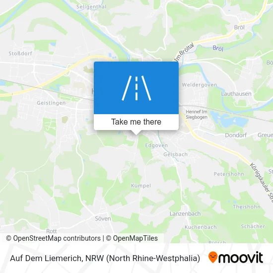 Карта Auf Dem Liemerich