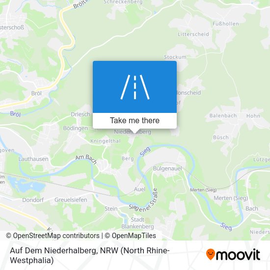 Auf Dem Niederhalberg map