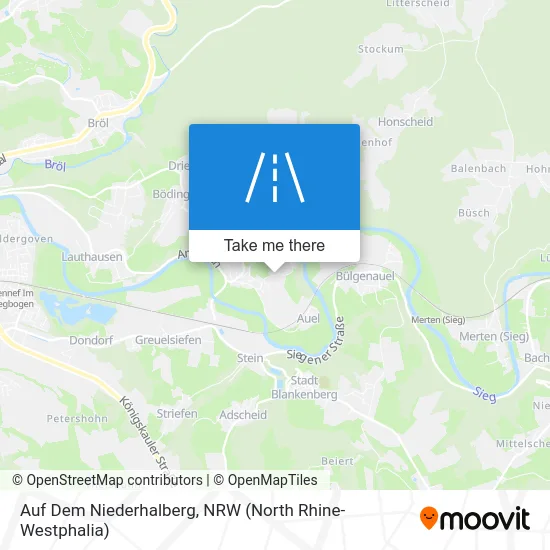 Карта Auf Dem Niederhalberg
