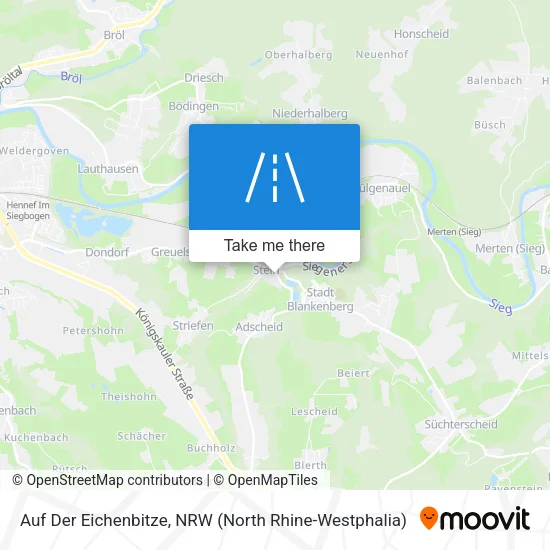 Карта Auf Der Eichenbitze