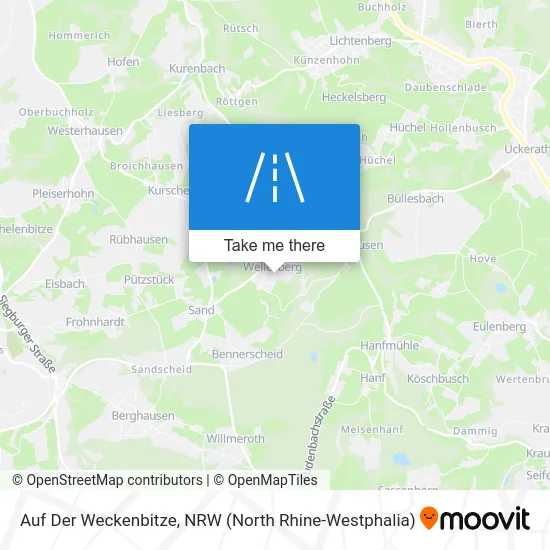 Auf Der Weckenbitze map