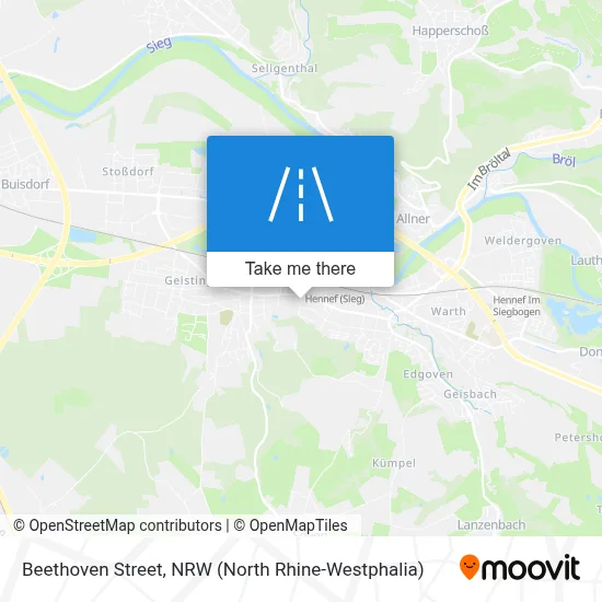 Beethovenstraße map