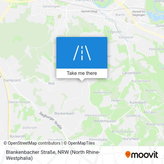 Blankenbacher Straße map