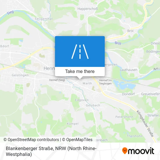 Карта Blankenberger Straße