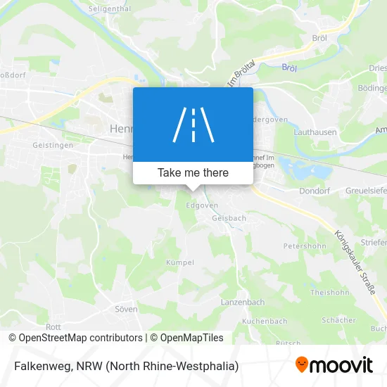 Карта Falkenweg