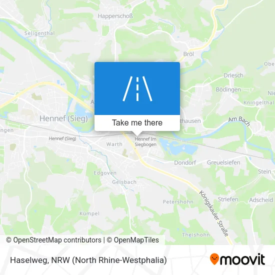Карта Haselweg