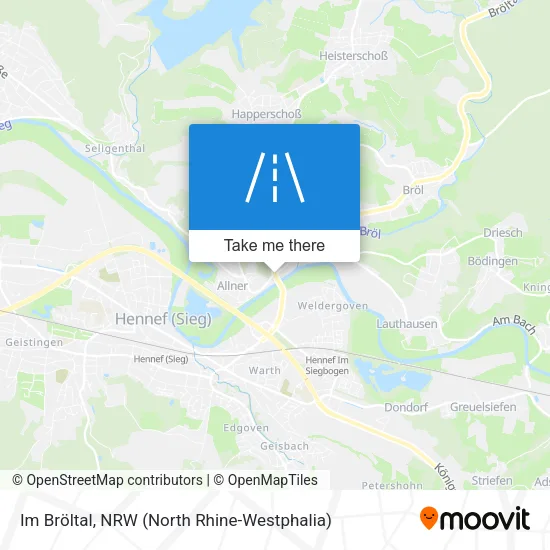 Карта Im Bröltal