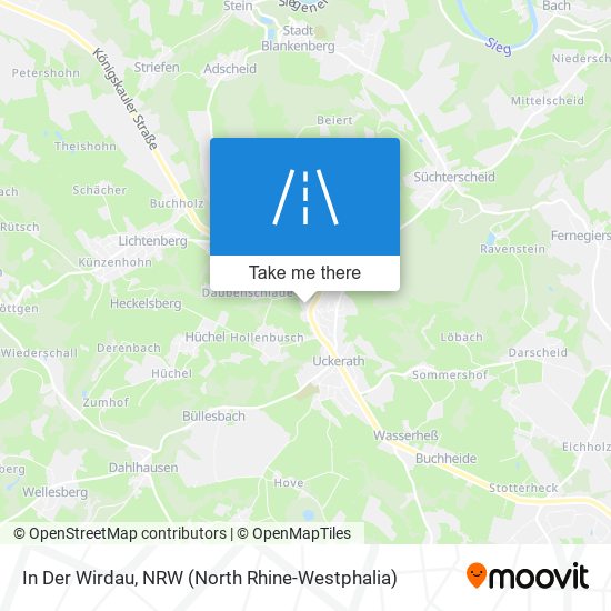 In Der Wirdau map