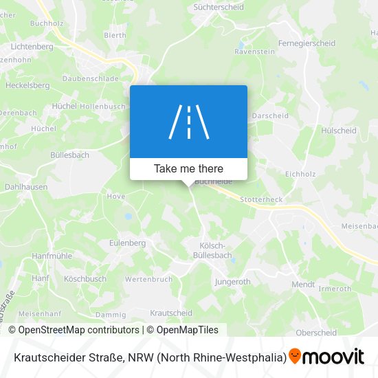 Krautscheider Straße map