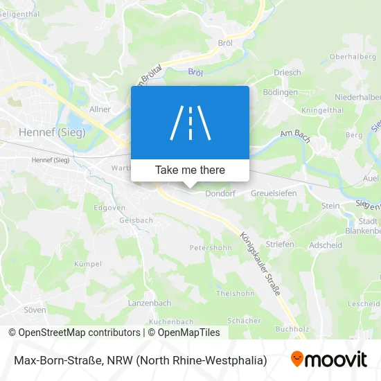 Max-Born-Straße map