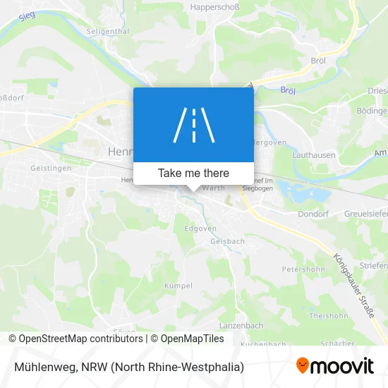 Карта Mühlenweg