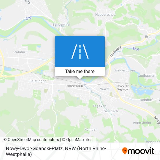 Nowy-Dwór-Gdański-Platz map