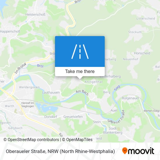 Oberaueler Straße map