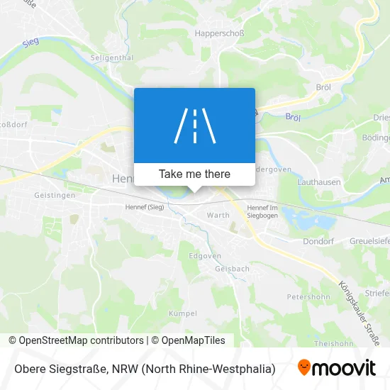 Obere Siegstraße map