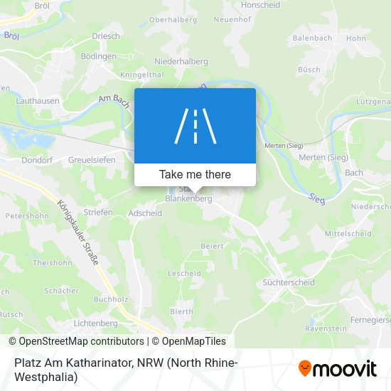 Platz Am Katharinator map