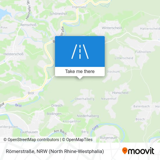Römerstraße map