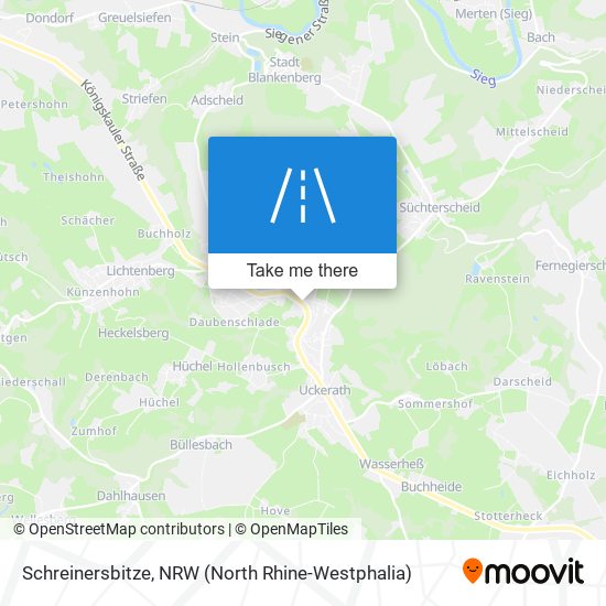 Schreinersbitze map